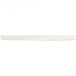 Barre métallique, L: 45cm, d 2 mm, couleur laiton, 5 pièces/ 1 Pq. [HOB-52317]