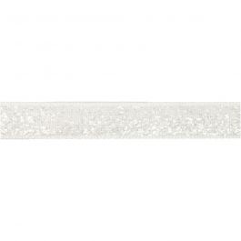 Ruban décoratif, L : 10 mm, blanc, 5 m/ 1 rouleau [HOB-52448]