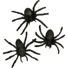 Araignées, dim. 4cm, 60 pièces/ 1 Pq. [HOB-52512]