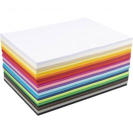 Papier Cartonné Colortime, A3, 180 gr, ass. de couleurs, 3x300 flles/ 1 Pq. [HOB-534112]