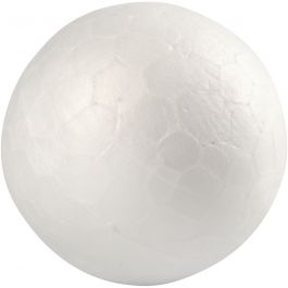 Boules en polystyrène, d 2cm, blanc, 20 pièces/ 1 Pq. [HOB-54300]