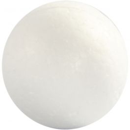 Boules en polystyrène, d 3cm, blanc, 10 pièces/ 1 Pq. [HOB-543011]