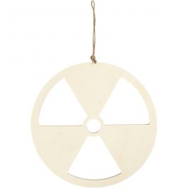 Schild, Geen kernenergie, afm 21,3 cm, dikte 0,9 cm, 1 stuk [HOB-54455]