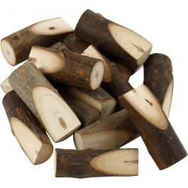 Decoratieve boomstam, H: 8 cm, d 2,5-3,5 cm, 15 stuk/ 1 doos [HOB-54470]