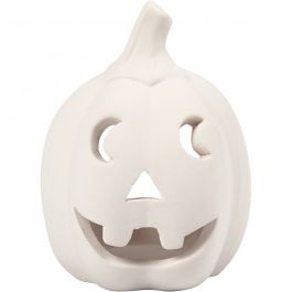 Bougeoir pour bougie chauffe-plat, H: 9,5cm, d 6,5cm, blanc, 12 pièces/ 1 Pq. [HOB-55518]