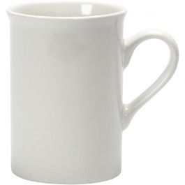 Mokken, H: 10 cm, d 7,4 cm, wit, 2 stuk/ 1 doos [HOB-55520]