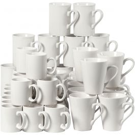 Mokken, H: 7-10 cm, wit, 48 stuk/ 1 doos [HOB-55601]