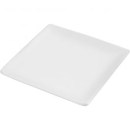 Bord, afm 12,7x12,7 cm, wit, 10 stuk/ 1 doos [HOB-55603]