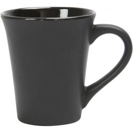 Mok, H: 10 cm, d 5,9-8,7 cm, zwart, 1 stuk [HOB-556090]