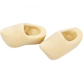 Nederlandse houten klompen, L: 30 mm, 2 paar/ 1 doos [HOB-561033]