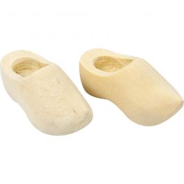 Nederlandse houten klompen, L: 40 mm, 2 paar/ 1 doos [HOB-561043]