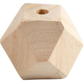 Diamantvormige kralen, B: 43 mm, gatgrootte 8 mm, 3 stuk/ 1 doos [HOB-56126]