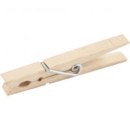 Mini knijpers, L: 80 mm, B: 10 mm, 10 stuk/ 1 doos [HOB-561520]