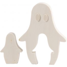 2in1 Figuren, spook, H: 6+11,5 cm, D: 1,2 cm, B: 4+9 cm, 1 set [HOB-56155]
