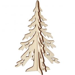 Kerstboom, H: 20 cm, B: 13 cm, 1 stuk [HOB-56169]