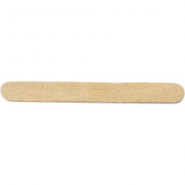 IJslollystokjes, L: 5,5 cm, B: 6 mm, naturel, 50stuk/ 1 doos [HOB-563022]