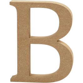 Letter, B, H: 13 cm, dikte 2 cm, 1 stuk [HOB-56311]