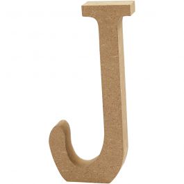 Letter, J, H: 13 cm, dikte 2 cm, 1 stuk [HOB-56319]