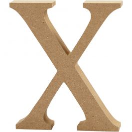 Letter, X, H: 13 cm, dikte 2 cm, 1 stuk [HOB-56333]