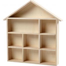 Letterhuisje, H: 26 cm, L: 3,5 cm, B: 22 cm, afm 26x22 cm cm, 1 stuk [HOB-56409]