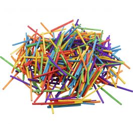 Luciferstokjes, L: 5 cm, diverse kleuren, 4300 stuk, 500 gr/ 1 doos [HOB-56490]