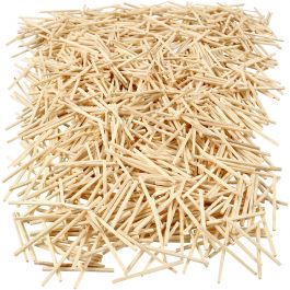 Luciferstokjes, L: 48 mm, d 2 mm, 8500 stuk, 1 kg [HOB-56491]