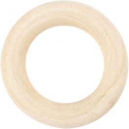 Ring hout, d 35 mm, 8stuk/ 1 doos [HOB-56498]