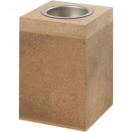 Bougeoir, H : 10 cm, dim. 7x7 cm, 1pièce/ 1 pièce [HOB-56718]