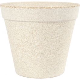 Pot de fleurs, H : 13,5 cm, d 15,2 cm, 1 pièce [HOB-56862]