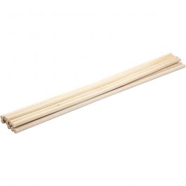 Bloemstokken, L: 30 cm, d 6 mm, 10 stuk/ 1 doos [HOB-57651]