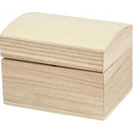 Coffret en bois, dim. 8x6x4,5cm, 1 pièce [HOB-57798]