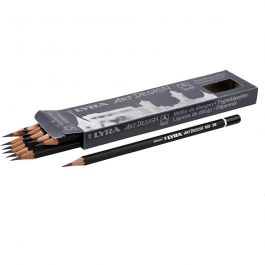Crayons Gris Art Design, d 6,9 mm, 3B, mine 1,8 mm, 12 pièces/ 1 Pq. [HOB-57806]