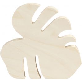 Feuille Monstera, H: 24cm, L: 25cm, ép. 19 mm, 1 pièce [HOB-57909]