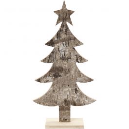 Kerstboom, H: 26 cm, B: 13 cm, 1 stuk [HOB-57923]