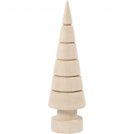 Sapins de Noël, H : 12,5 cm, d 3,7 cm, 1 pièce [HOB-57927]
