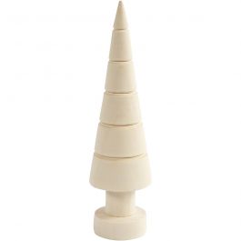 Sapins de Noël, H: 18 cm, d 5 cm, 1 pièce [HOB-57930]