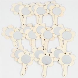 Miroirs à main, H: 13,9cm, L: 9cm, 20 pièces/ 1 Pq. [HOB-579500]