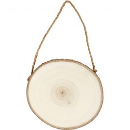 Deurschild, d 12-14 cm, dikte 1,5 cm, 1 stuk [HOB-57952]