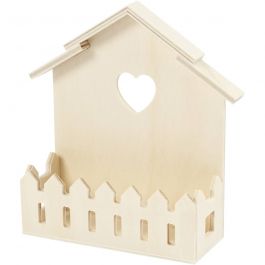Plank, H: 16,5 cm, D: 5,5 cm, B: 13 cm, 1 stuk [HOB-57958]