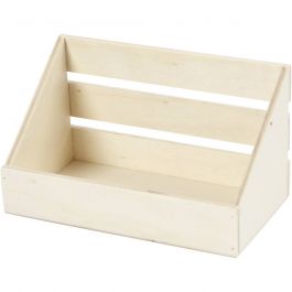 Plank, H: 7,5 cm, L: 13,3 cm, B: 7,5 cm, 1 stuk [HOB-57959]