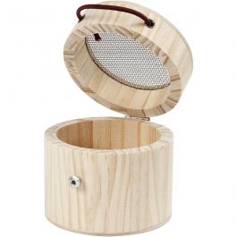 Boîte à insectes, H: 7,5cm, d 8,3cm, 1 pièce [HOB-57966]