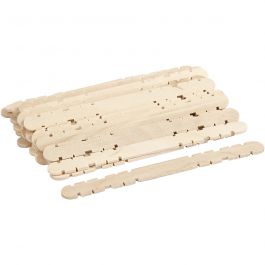 Constructiehoutjes, L: 11,4 cm, B: 10 mm, 30 stuk/ 1 doos [HOB-579970]