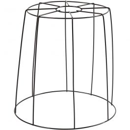 Lampenkap, H: 20 cm, d 15,5-20 cm, zwart, 1 stuk [HOB-58025]