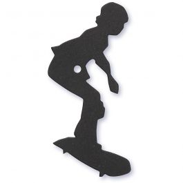 Label, skater, afm 56x67 mm, zwart, 10 stuk/ 1 doos [HOB-586036]