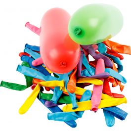 Ballonnen, lang, L: 51+58 cm, 100 stuk/ 1 doos [HOB-59102]