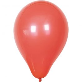 Ballons, rond, d 23 cm, rouge, 10 pièces/ 1 Pq. [HOB-59168]