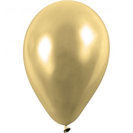 Ballons, rond, d 23 cm, or, 8 pièces/ 1 Pq. [HOB-59171]