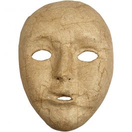 Masque visage , H: 17,5cm, L: 12,5cm, 1 pièce [HOB-592520]