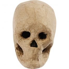 Masque tête de mort, H: 10cm, 1 pièce [HOB-592572]