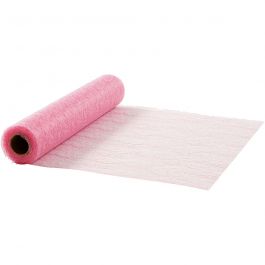 Tafellopers, B: 30 cm, lichtrood, 10 m/ 1 rol [HOB-593017]